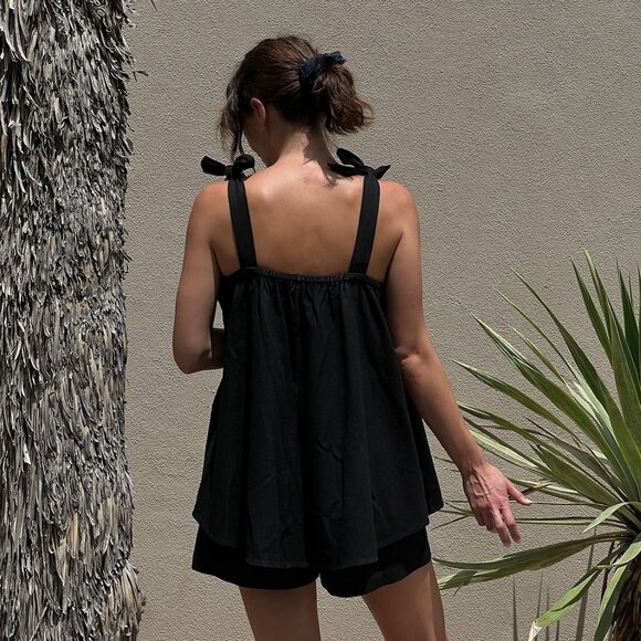 Toni Woven Silk Top (O/S) - Picture 4 of 4